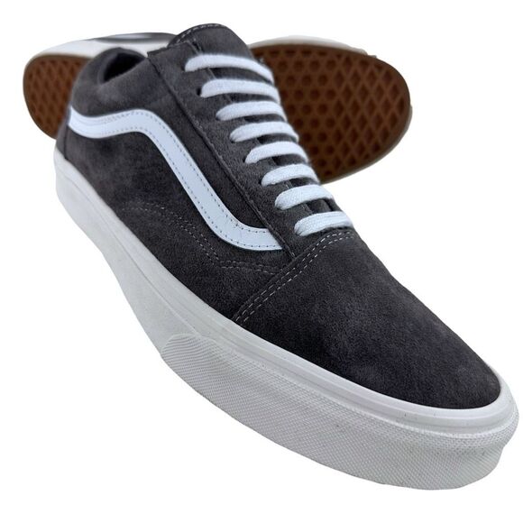 VANS HEIQ Eco-Dry Low-Top Gray Suede Unisex Lace-Up Sneakers 11.5(M) 13(W) - Picture 1 of 9